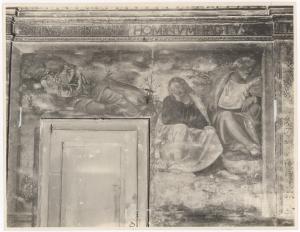 Dipinto murale - Discepoli addormentati nell'orto del Getsemani - Bernardino Luini - Milano - Chiesa di S. Maurizio al Monastero Maggiore