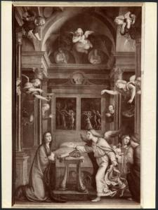 Dipinto - Annunciazione - Bernardino Luini - Milano - Pinacoteca di Brera