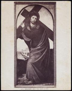 Dipinto - Anta di trittico - Cristo portacroce - Ambrogio Bergognone - Londra - National Gallery