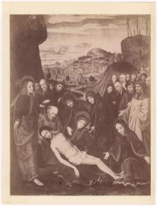 Dipinto - Compianto su Cristo morto - Ambrogio Bergognone - Budapest - Szépmuveszéti Muzeum - Museo di Belle Arti