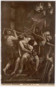 Dipinto - Incoronazione di spine - Tiziano Vecellio - Monaco - Alte Pinakothek