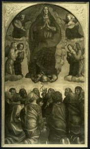 Dipinto - Assunzione della Vergine - Bernardo Zenale - Milano - Convento dei serviti di San Carlo al corso