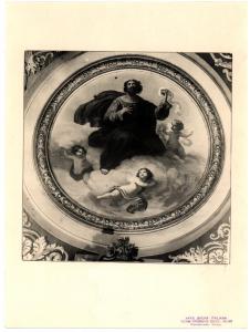 Vigevano - Duomo. Francesco Gonin, S. Satiro, affresco della volta dell'abside (XIX sec.).