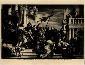 Venezia - Chiesa di San Sebastiano. Paolo Veronese, I Ss. Marco e Marciliano condotti al martirio, olio su tela (1565 ca.).