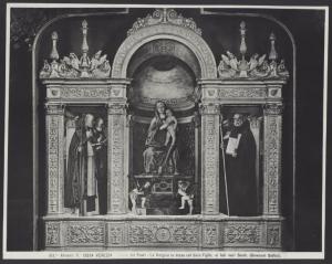 Trittico dipinto - Madonna in trono con Bambino, angeli musicanti e Santi - Giovanni Bellini - Venezia - Chiesa di Santa Maria Gloriosa dei Frari