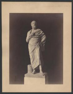 Città del Vaticano - Musei Vaticani. Sofocle, statua in marmo.