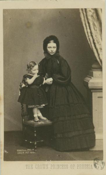 Ritratto di famiglia - Vittoria principessa del Regno Unito con la figlia Carlotta
