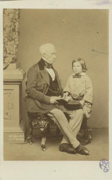 Ritratto di famiglia (?) - Lord Burgham (?) e un bambino (nipote?)