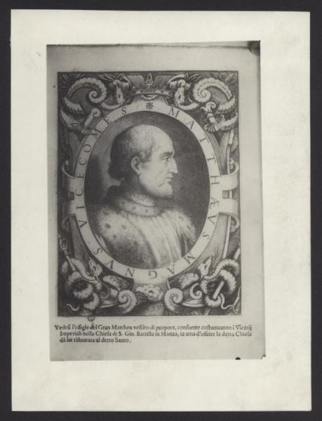 Milano - Castello Sforzesco. Civica Raccolta delle Stampe A. Bertarelli, Matteo Magno, incisione su carta.
