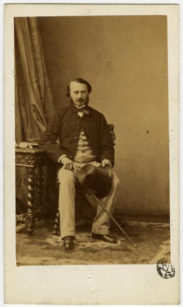Ritratto maschile - Jean-Gilbert Victor Fialin duca di Persigny politico francese