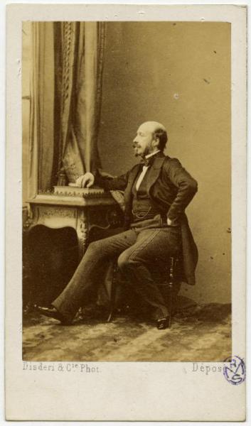 Ritratto maschile - Charles Auguste di Morny politico francese