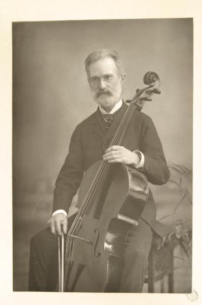 Ritratto maschile - Carlo Alfredo Piatti violoncellista