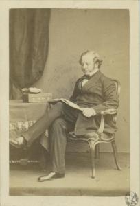 Ritratto maschile - George Leveson-Gower duca di Granville politico inglese