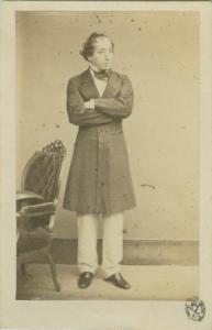 Ritratto maschile - Benjamin Disraeli conte di Beaconsfield politico inglese