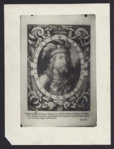 Milano - Castello Sforzesco. Civica Raccolta delle Stampe A. Bertarelli, Galeazzo secondo, incisione su carta.