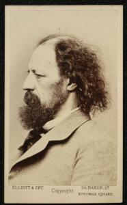 Ritratto maschile - Alfred Tennyson poeta inglese
