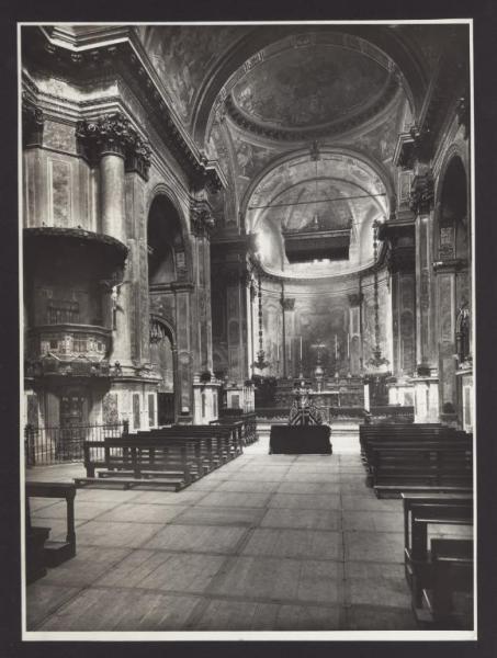 Milano - chiesa di Sant'Alessandro in Zebedia - Interno - Navata centrale