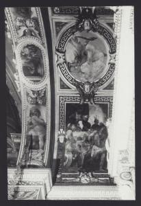Rho - Santuario della Madonna dei Miracoli. Cappella di S. Giorgio, Morazzone, particolare degli affreschi della volta.