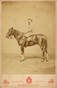 Ritratto maschile - Vittorio Emanuele II a cavallo