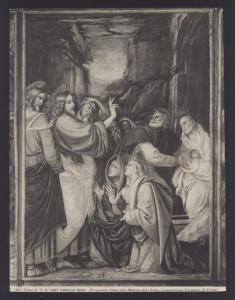 Varallo - Chiesa della Madonna delle Grazie. Gaudenzio Ferrari, Resurrezione di Lazzaro, affresco (1513).