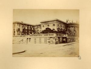 Parigi - Palazzo della Legion d'Onore - Rovine dopo gli incendi del 1871