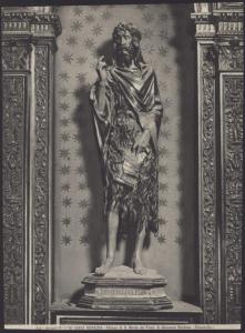Venezia - Chiesa di Santa Maria gloriosa dei Frari. Cappella dei Fiorentini, Donatello, S. Giovanni Battista, statua in legno policromo (1450 ca.).