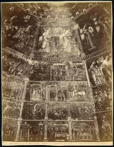 Firenze - Battistero. Interno, particolare dei mosaici della cupola.