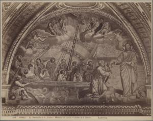 Decorazione musiva - La navicella - Giotto - Roma - Basilica di San Pietro - Portico
