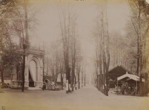 Milano - Esposizione Industriale del 1881 - Giardini Pubblici
