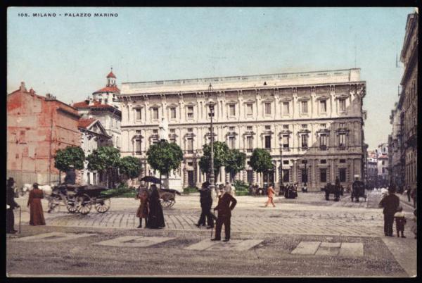 Milano - Palazzo Marino - Facciata su Piazza della Scala