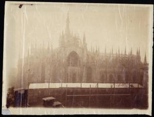 Milano - Duomo - Veduta del transetto settentrionale dai tetti
