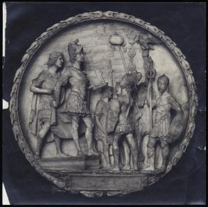 Scultura - Tondo con adlocutio - Bottega del Bambaia - Milano - Castello Sforzesco - Civiche raccolte d'arte antica