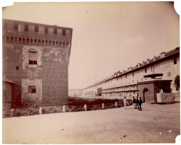 Milano - Castello Sforzesco - Torre Falconiera