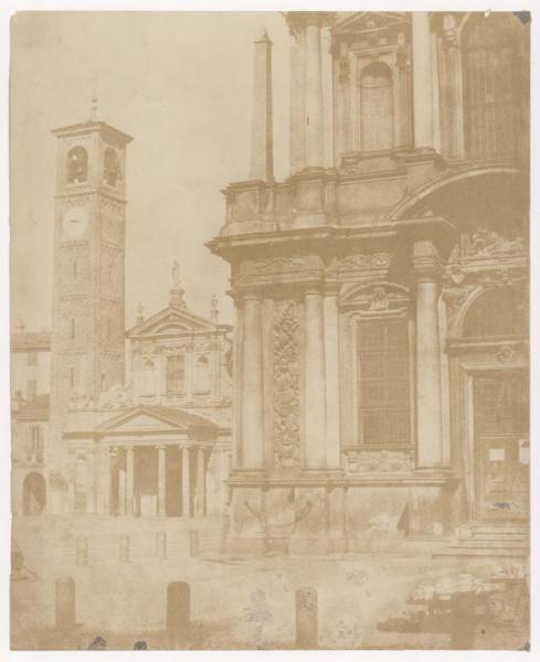 Milano - Corso Italia - Veduta delle chiese di San Paolo Converso e di Sant'Eufemia