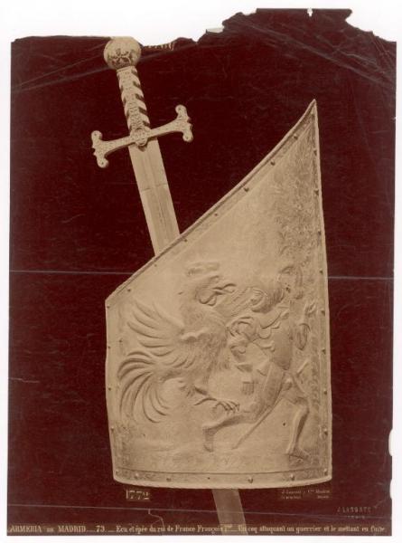 Arti applicate - Scudo e spada - Scudo e spada di Francesco I - Madrid - Armeria Reale