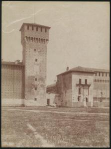 Milano - Castello Sforzesco - Torre di Bona di Savoia e Corte Ducale - Cantiere