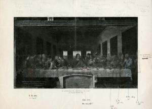 Dipinto murale - Ultima cena - Leonardo da Vinci - Milano - Santa Maria delle Grazie - Refettorio