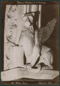 Scultura - Leone alato, simbolo di S. Marco - Milano - Basilica di Sant'Ambrogio - Abside