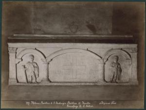 Scultura - Sarcofago - Sarcofago di S. Satiro - Milano - Basilica di Sant'Ambrogio