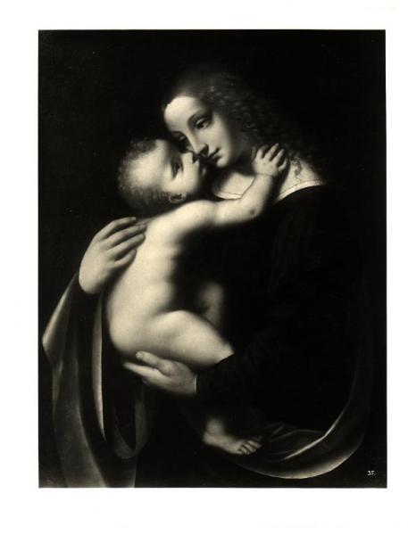 Dipinto - Marco d'Oggiono - Madonna con Bambino - Madonna Vonwiller - Milano - Pinacoteca di Brera