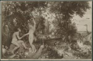 Dipinto - Adamo e Eva (il Paradiso Terrestre) - Pieter Paul Rubens