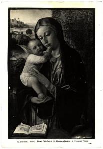 Dipinto - Vincenzo Foppa - Madonna con Bambino - Milano - Museo Poldi Pezzoi