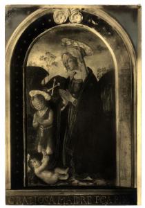 Neri di Bicci, Madonna con Bambino e S. Giovanni, dipinto su tavola (?)