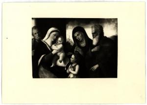 Crema - Curia vescovile - Jacopo Bellini, Sacra Famiglia, dipinto su tela