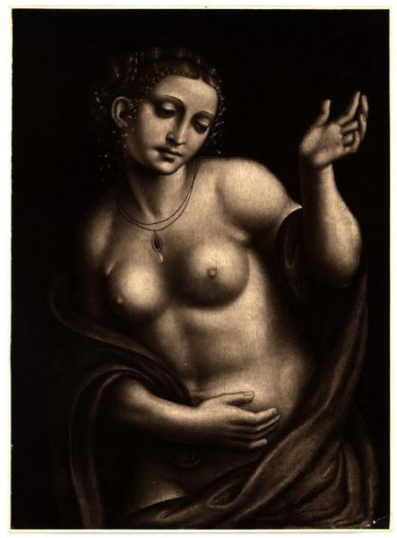 Collezione privata Botta - Giampietrino, figura femminile, dipinto su tavola