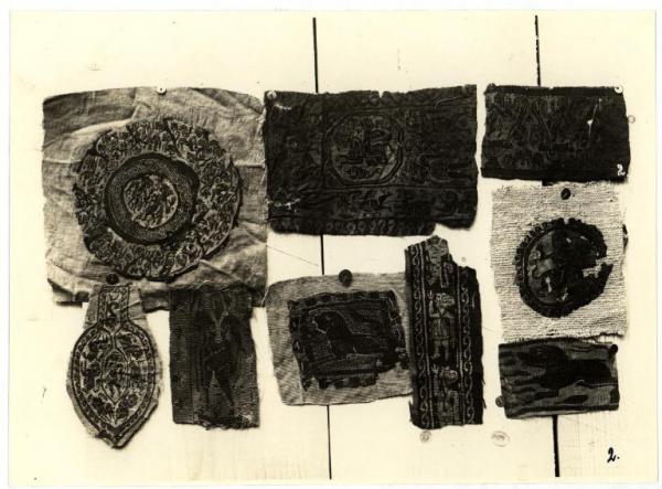 Collezione Luigi Pisa - Frammenti di stoffe del II e VII secolo