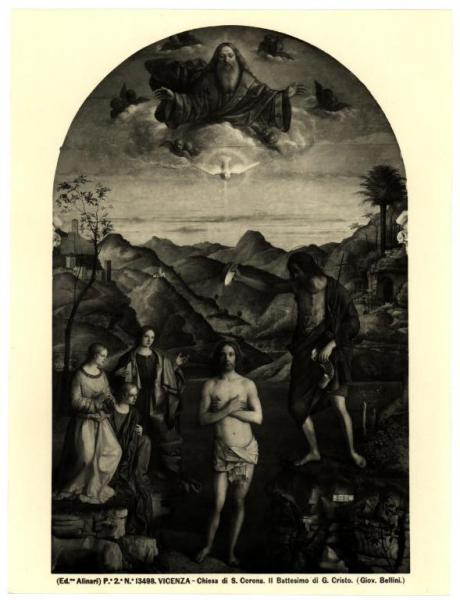 Vicenza - Chiesa di S. Corona - Giovanni Bellini, Il Battesimo di Cristo, olio su tavola
