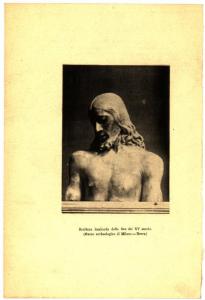 Milano - Museo Archeologico - Busto di Cristo, scultura lombarda di fine XV secolo