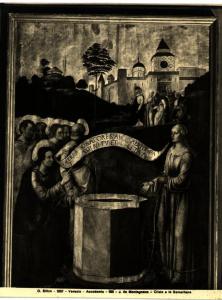 Venezia - Gallerie dell'Accademia - Jacopo da Montagnana, Cristo e la Samaritana, olio su tavola