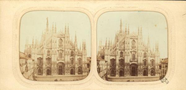 Milano - Piazza del Duomo - Duomo - Coperto dei Figini - Isolato del Rebecchino
